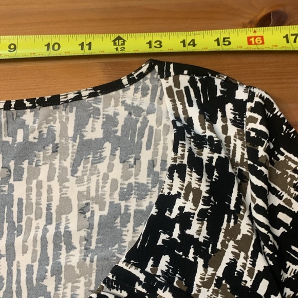 Ann Taylor Office Dress w Stretch, Wrinkle Free, Neutral Colours, Soft Knit - Picture 4 of 12